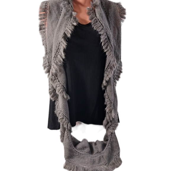 Infinity Women's Scarf Grey - Picture 4 of 10